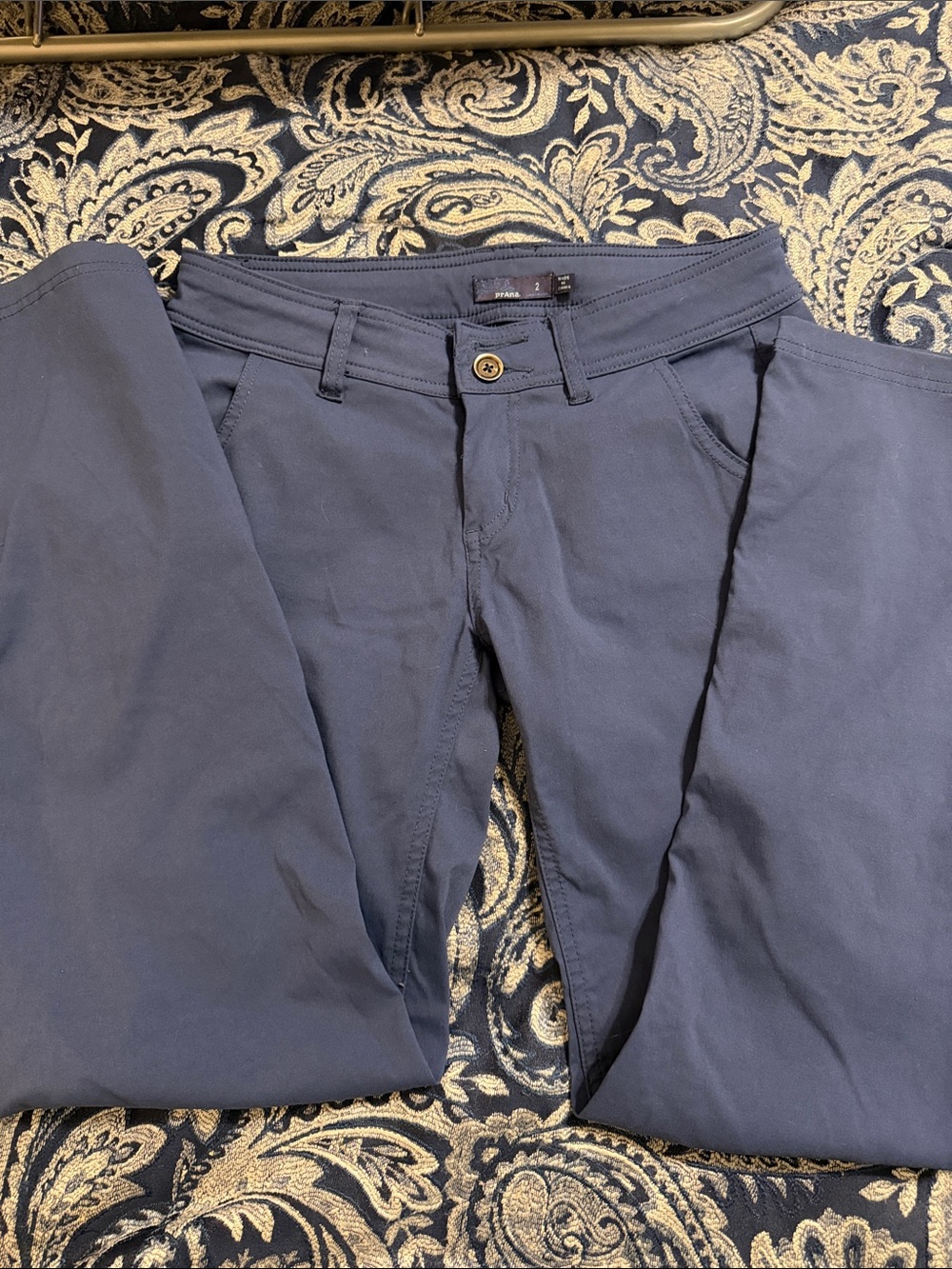 Prana Women's Navy Chinos - Slim Casual Stretch